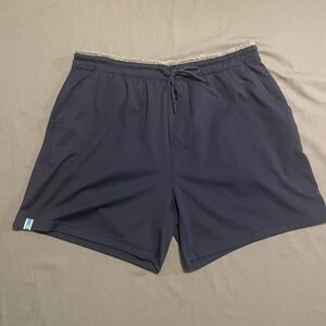 Chubbies Shorts Mens XL Black 5.5" Inseam Training Lined Elastic Waist